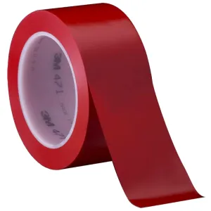 3M 471 taśma klejąca PVC, 100 mm x 33 m, czerwona