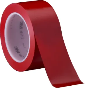 3M 471 taśma klejąca PVC, 25 mm x 33 m, czerwona