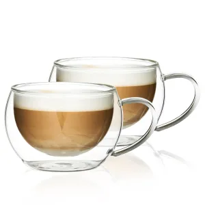 4Home Szklanka termiczna do cappuccino Hot&Cool 280 ml, 2 szt
