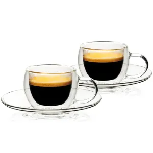 4Home Szklanka termiczna do espresso Style Hot&Cool, 80 ml, 2 szt