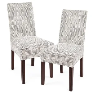 4Home Elastyczny pokrowiec na krzesło Comfort Plus Geometry, 40 - 50 cm, komplet 2 szt