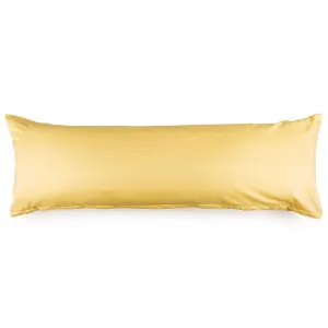 4Home Poszewka na poduszkę relaksacyjna Mąż zastępczy, żółty, 45 x 120 cm