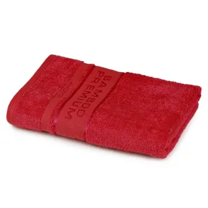 4Home Ręcznik kąpielowy Bamboo Premium czerwony, 70 x 140 cm, 70 x 140 cm