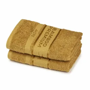 4Home Ręcznik Bamboo Premium jasnobrązowy, 30 x 50 cm, komplet 2 szt
