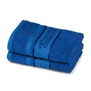 4Home Ręcznik Bamboo Premium niebieski, 30 x 50 cm, komplet 2 szt