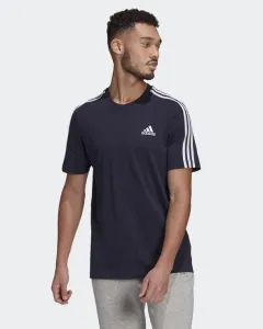 adidas Performance 3-Stripes Koszulka Niebieski