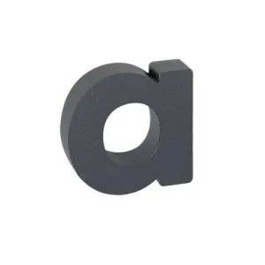 Aluminiowa litera b, 3D, powłoka strukturalna #6548