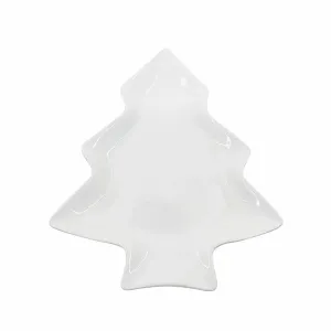 Altom Miska porcelanowa Xmas tree, 19,5 x 16,5 x 2 cm, biały