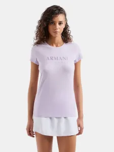 Armani Exchange Koszulka Fioletowy #594225