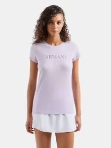 Armani Exchange Koszulka Fioletowy #594228