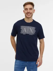 Armani Exchange Koszulka Niebieski
