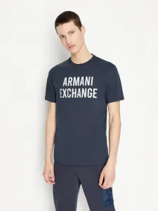 Armani Exchange Koszulka Niebieski #257024