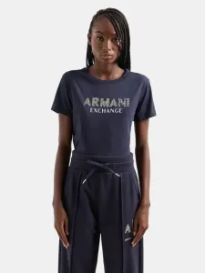 Armani Exchange Koszulka Niebieski #594235