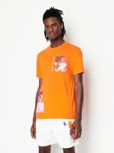 Armani Exchange Koszulka Pomarańczowy