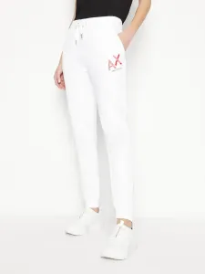 Armani Exchange Spodnie dresowe Biały #258388