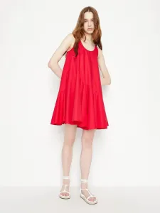 Armani Exchange Sukienka Czerwony #258349