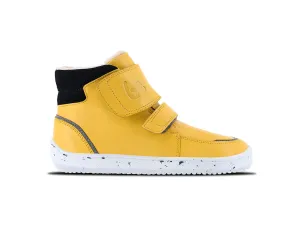 Dziecięce buty zimowe barefoot Be Lenka Panda 2.0 - Cheese Yellow #124214
