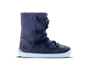 Dziecięce buty zimowe barefoot Be Lenka Snowfox Kids 2.0 - Dark & Light Blue #124150