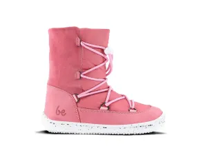 Dziecięce buty zimowe barefoot Be Lenka Snowfox Kids 2.0 - Rose Pink #124161