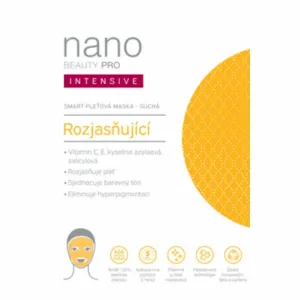 nanoBeauty Rozjaśniająca maska z nanowłókien INTENSIVE
