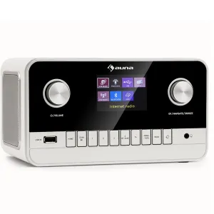 Auna Connect 100 MKII, radio internetowe, odtwarzacz multimedialny, Bluetooth, DAB/DAB+, sterowanie za pomocą aplikacji #374879