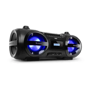 Auna Soundblaster, DAB, radioodtwarzacz, Bluetooth, CD/MP3/USB/AUX, DAB+/UKF-FM, LED, 50W max