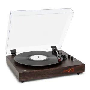 Auna auna TT-Classic Chrono, gramofon, pokrywa ochronna, Bluetooth, głośnik, 33/45/78 obr./min #93452