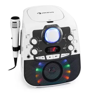 Auna StarMaker 2.0, zestaw karaoke, funkcja Bluetooth, odtwarzacz CD, mikrofon #92149