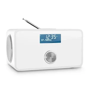 Auna DABStep DAB/DAB+ Radio cyfrowe Bluetooth UKF RDS Budzik kolor biały