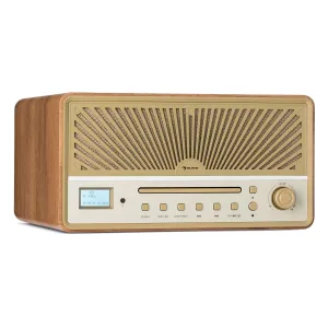 Auna Glastonbury DAB, radio z odtwarzaczem CD, głośniki stereo, BT, DAB/FM, MP3, USB, line in #325532