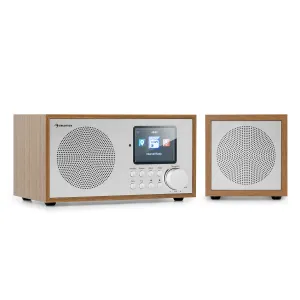 Auna Silver Star Mini Two, radio internetowe, DAB+/FM, Wi-Fi, Bluetooth, głośnik TWS #93087