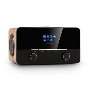 Auna Connect 150 SE, radio internetowe 2.1, DAB/DAB+/PLL-UKF, Spotify, Bluetooth, orzech włoski