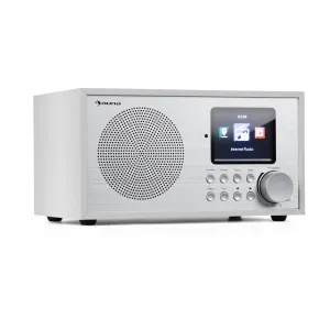 Auna Silver Star Mini, radio internetowe DAB+/FM, WiFi, BT, DAB+/FM, białe