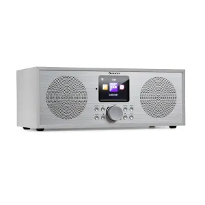 Auna Silver Star Stereo, radio internetowe DAB+/FM, WiFi, BT, DAB+/FM, białe
