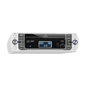 Auna KR-400 CD, radio kuchenne, DAB+/PLL FM radio, CD/MP3 odtwarzacz, białe