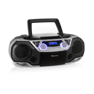 Auna Roadie 2K, radioodtwarzacz kasetowy, boombox, CD, DAB/DAB+, UKF-FM, Bluetooth #307306