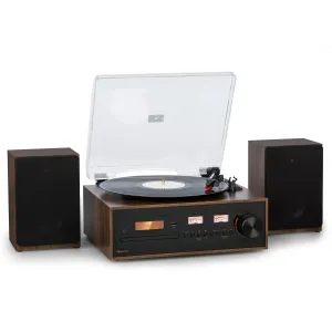 Auna Oxford SE, miniwieża stereo, DAB+/FM, funkcja BT, płyty winylowe, CD, AUX in #94076