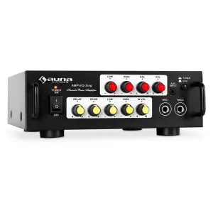 Auna Pro CD708  Wzmacniacz karaoke HiFi 400W PA Equalizer
