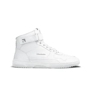 Barefoot Sneakers Barebarics Zing - High Top - All White - Leather #574292