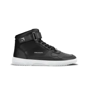 Barefoot Sneakers Barebarics Zing - High Top - Black & White - Leather #574302