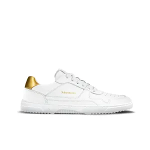 Barefoot Sneakers Barebarics Zing - White & Gold - Leather #579067