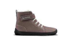 Dziecięce buty zimowe barefoot Be Lenka Winter Kids - Chocolate #500759