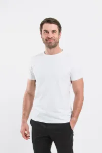 Męska koszulka z okrągłym dekoltem Be Lenka Essentials - White #465875