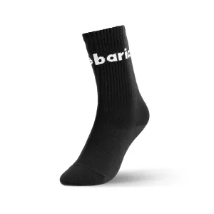 Barebarics - Skarpety Barefoot  - Crew - Black - Big logo #472964