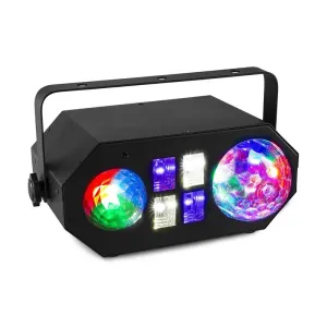 Beamz LEDWAVE LED, jellyball, 6 x 3 W RGB, waterwave 1 x 4 W RGBW, UV/stroboskop 4 x 3 W, kolor czarny