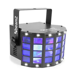 Beamz LED Butterfly, stroboskop, 3 x 3 W RGB + 14 x SMD, DMx/Stand-alone