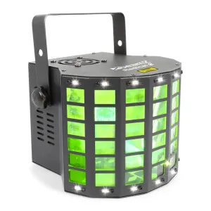 Beamz Radical 2, reflektor LED, 3 w 1, 4 x 3 W LED RGBW, laser czerwony/zielony, 4-kanałowy DMx