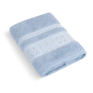 Ręcznik Grecka kolekcja jasnoniebieski, 50 x 100 cm, 50 x 100 cm