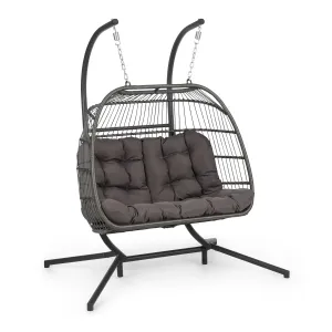 Blumfeldt Biarritz Double, fotel wiszący, dwuosobowy, poduszka na siedzisko, 240 kg #91595