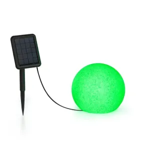 Blumfeldt Shinestone Solar 20, lampa kulista, panel słoneczny, Ø 20 cm, RGB-LED, IP68, akumulator